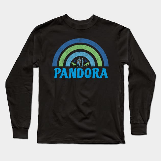 Pandora Paradise Green Long Sleeve T-Shirt by Milasneeze